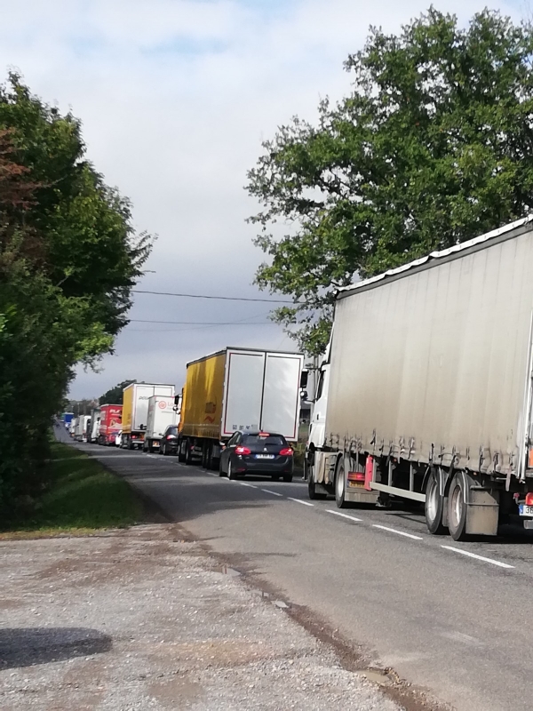 Entre Chalon sur Saône et Montceau les Mines, il aura fallu beaucoup de patience ce mardi matin 