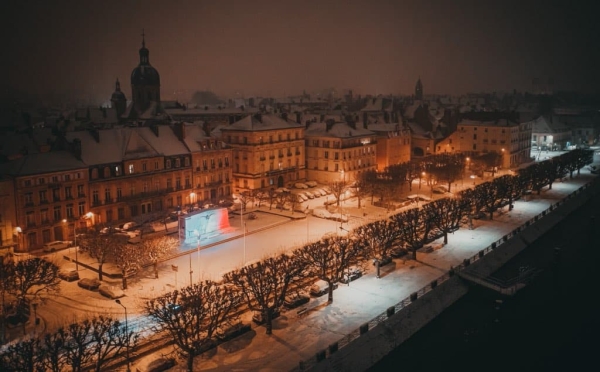 NEIGE - Le très joli cliché de Chalon 