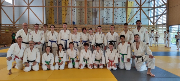  Les Judokas du Budokan en stage dans le Jura !  