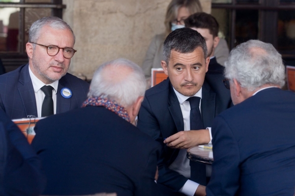 REGIONALES - Après Olivier Véran samedi à Chalon, Denis Thuriot a compté sur Darmanin à Dijon