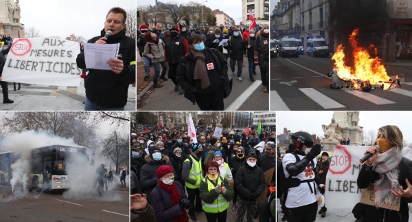 A Dijon, la journée de mobilisation pour les libertés sous tension 