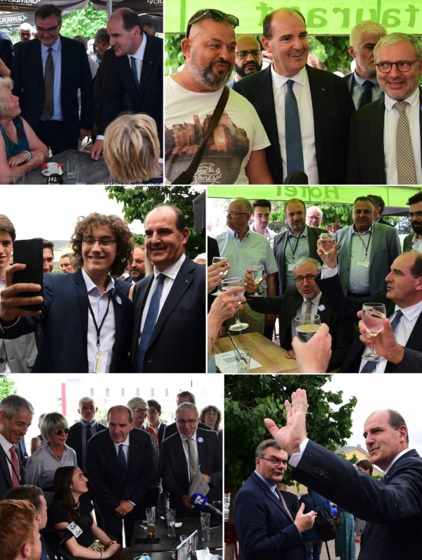 REGIONALES - Le 1er Ministre, Jean Castex, en mode VRP en Saône et Loire