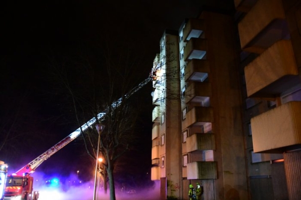 Deux appartements incendiés au 6ème étage d'un immeuble désaffecté  au Creusot