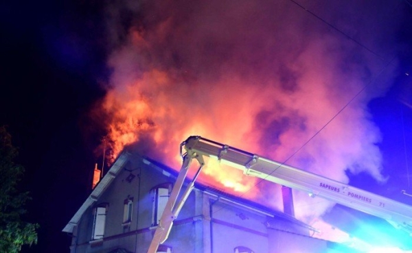 Une femme retrouvée morte dans un violent feu d'habitation à Montceau les Mines