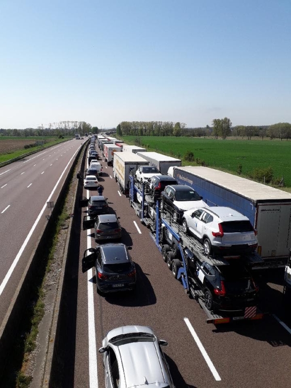 L'axe Paris-Lyon au niveau de Chalon Nord coupé 