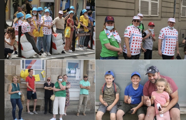 TOUR DE FRANCE - A Autun, un public en force pour le passage du mythique tour cycliste 