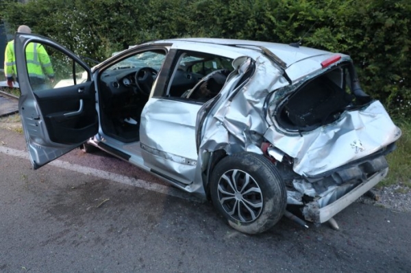 Un blessé miraculeux dans une  sortie de route