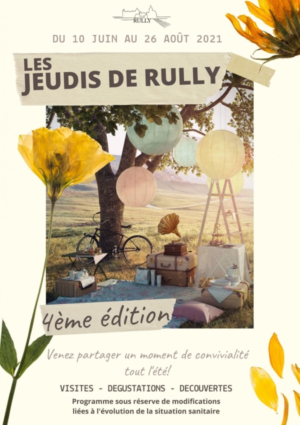 Les Jeudis de Rully reprennent à compter du 10 juin et pour tout l'été 