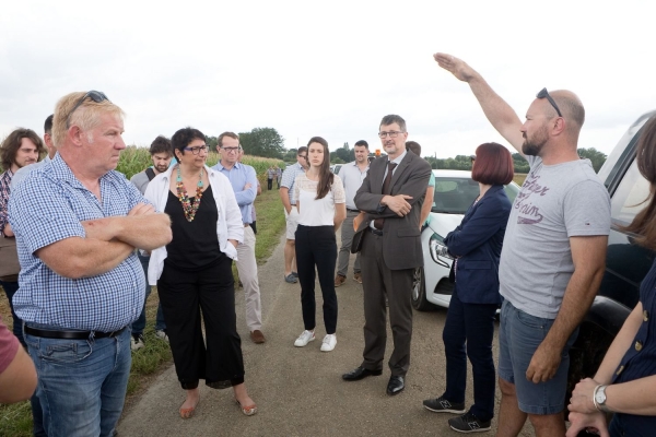 INTEMPÉRIES : «De mémoire d'homme, cette crue-là, on ne l'avait jamais vue», déclare un agriculteur du val de Saône