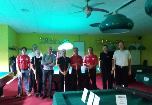 Les résultats du week-end au Billard Club Chalonnais