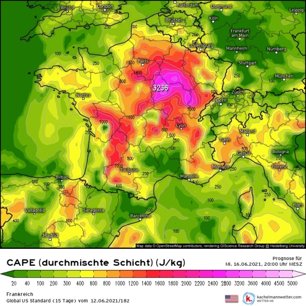 Les températures vont grimper encore en Saône et Loire mais attention une très forte instabilité orageuse annoncée