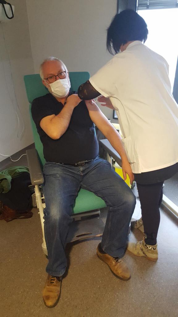 Les premiers médecins du travail vaccinés en Saône et Loire