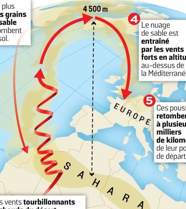 Comment les sables du Sahara arrivent-ils jusque chez nous en Bourgogne ?