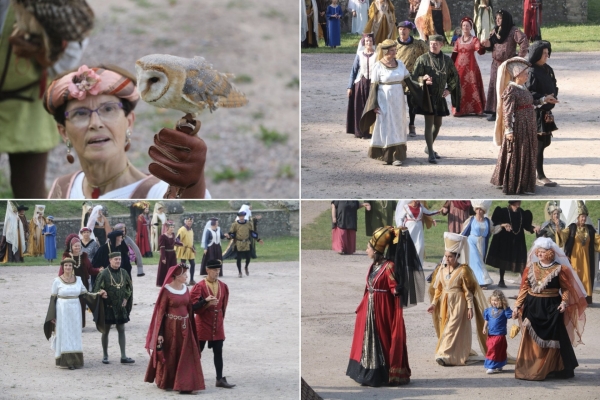 Rapaces, cortège et danses médiévales pour clore le Festival d'Augustodunum à Autun