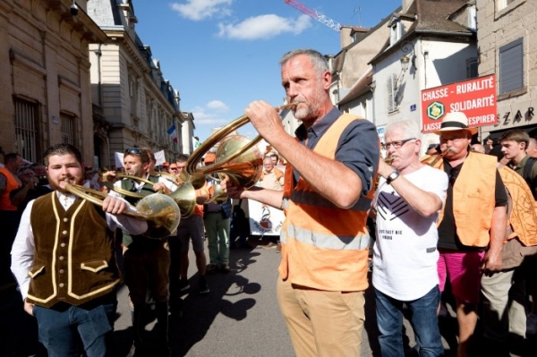 A Dijon, les chasseurs ont donné de la voix 