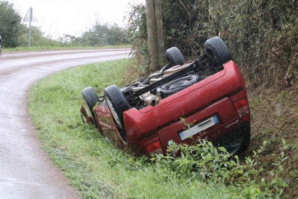 Violente perte de contrôle ce lundi après-midi