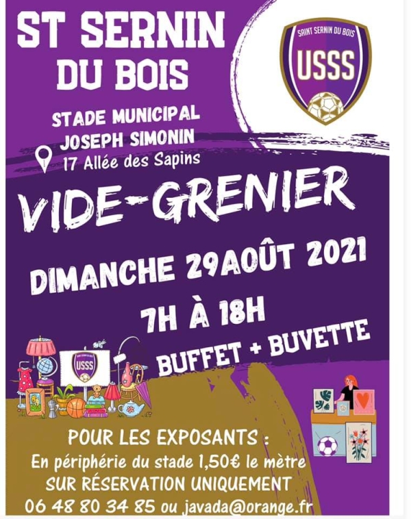 L'Union sportive Saint Serninoise annonce son vide-greniers