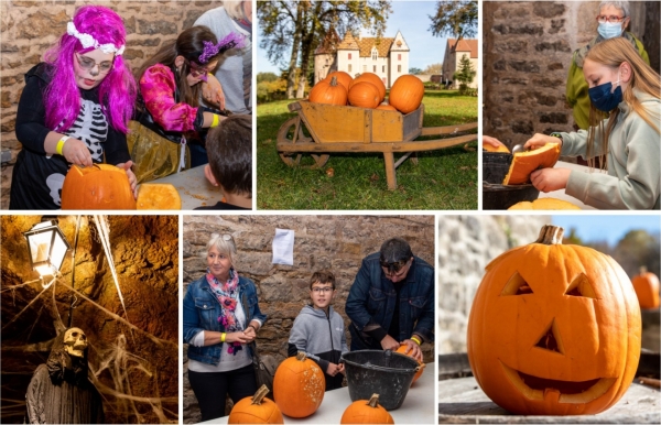 Ateliers citrouilles et visite du château de Couches