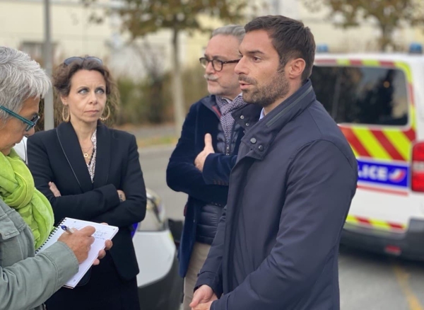 Violences urbaines : Julien Odoul s'est rendu à côté de Montbéliard