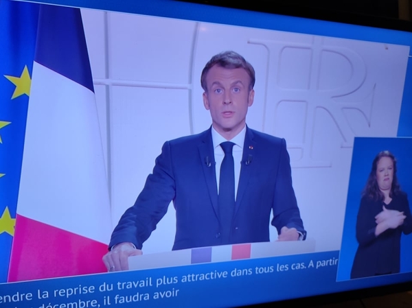 Une allocution présidentielle... esquisse du candidat Macron