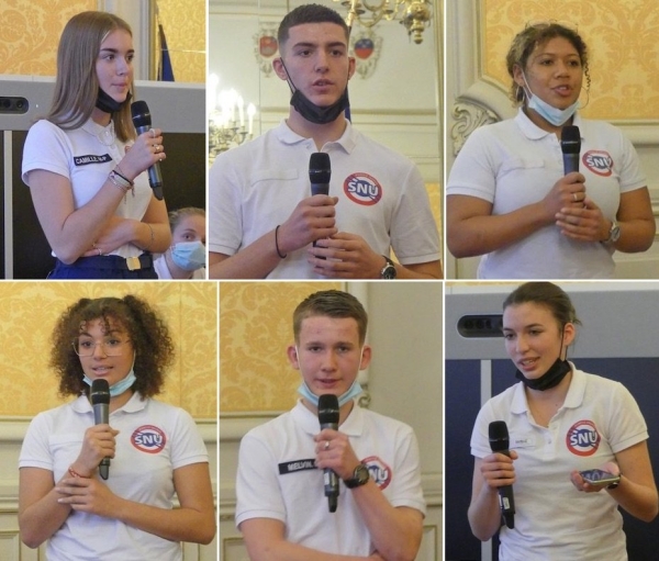 11 jeunes du «Service National Universel» honorés lors d'une cérémonie en préfecture de Saône et Loire 