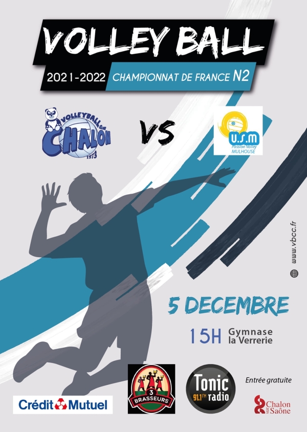VOLLEY - Championnat de France N2 - Chalon reçoit Mulhouse ce dimanche 