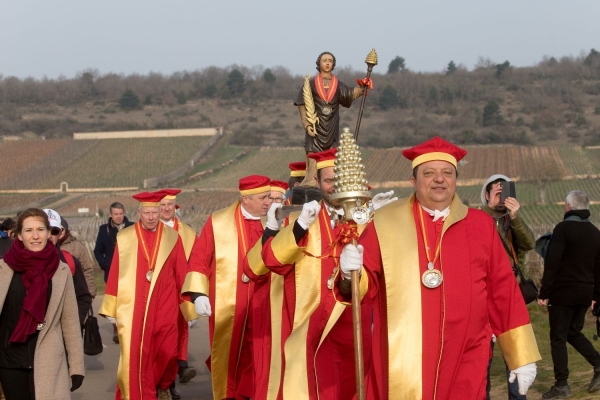 Un appel à la paix lors de la Saint-Vincent tournante