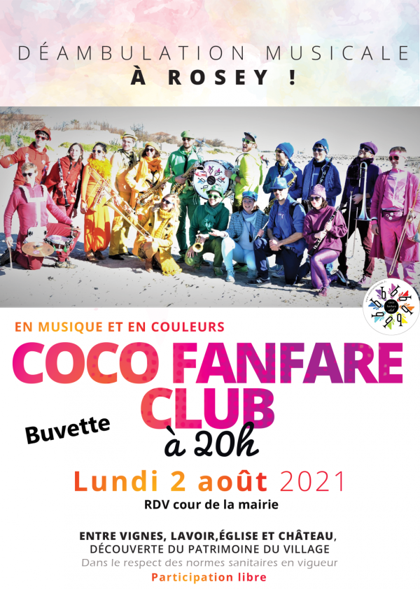 Déambulation musicale à Rosey annoncée ce lundi