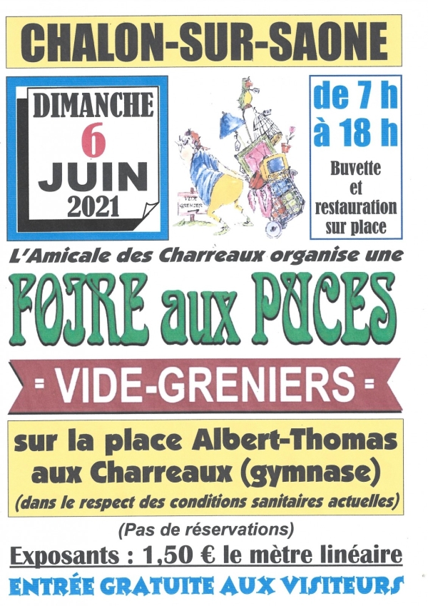 Les Charreaux vous attendent ce dimanche pour son vide-greniers