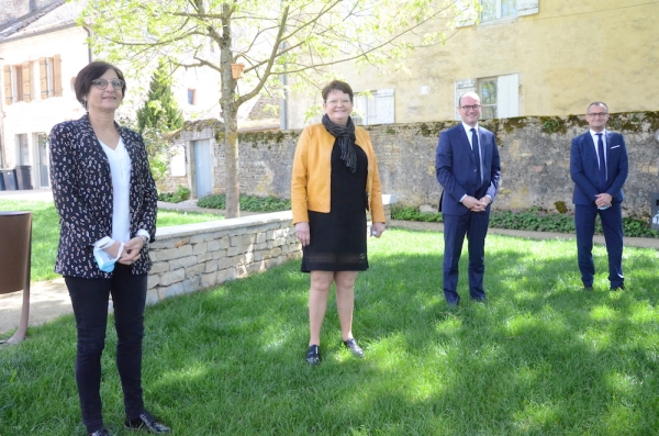 DEPARTEMENTALES - "Nous sommes candidats" ont lancé Dominique Lanoiselet, Sébastien Martin, Christine Rebourgeon et Sébastien Ragot