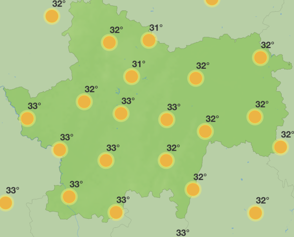 Une semaine encore chaude et ensoleillée en Saône et Loire 