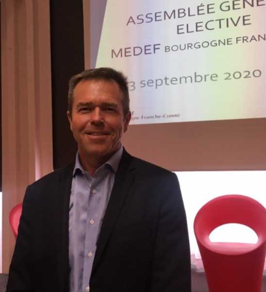 Jean-Philippe RICHARD, réélu à la Présidence du MEDEF Bourgogne-Franche-Comté