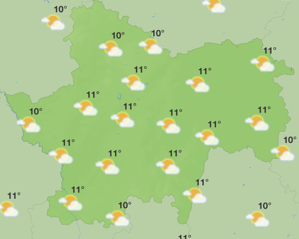 Semaine très automnale en Saône et Loire