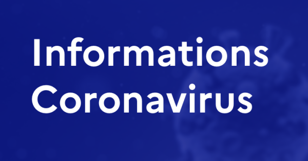 CORONAVIRUS - Vous cherchez une réponse à votre question...  ?