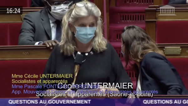 La députée de Saône et Loire, interpelle le gouvernement   sur la question cruciale des commerces de proximité et de leurs réouvertures 