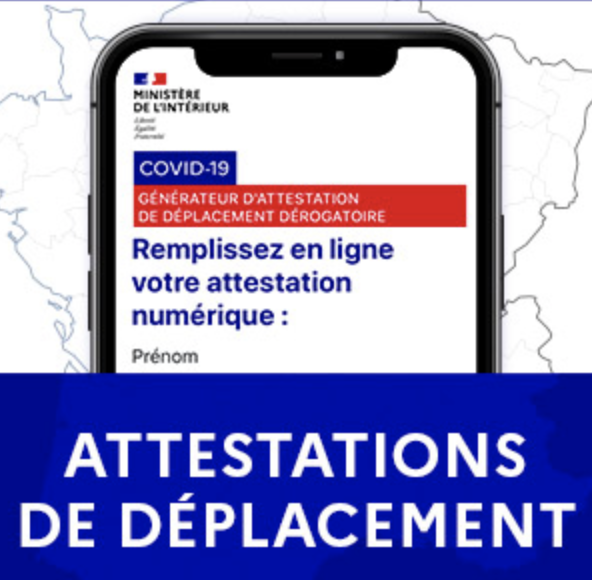 28 NOVEMBRE - Téléchargez les nouvelles attestations de déplacement ! 