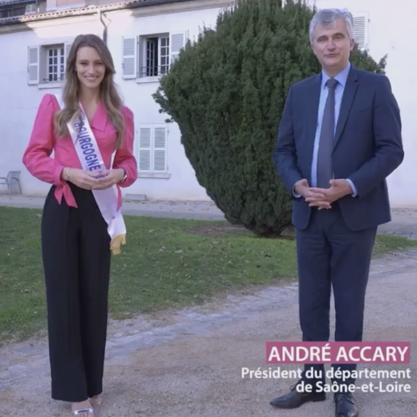 La Saône et Loire adresse un joli message de soutien à Lou-Anne Lorphelin 