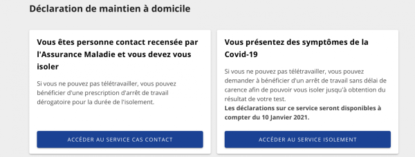 L'arrêt de travail automatique est lancé