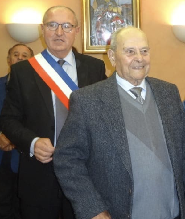 Dominique Juillot adresse ses plus chaleureuses pensées à Maurice Mathey pour son 106e anniversaire 