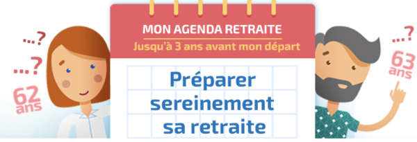 Mon agenda Retraite, le service en ligne
pour préparer sereinement son départ à la retraite