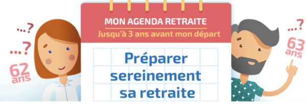 Mon agenda Retraite, le service en ligne  pour préparer sereinement son départ à la retraite