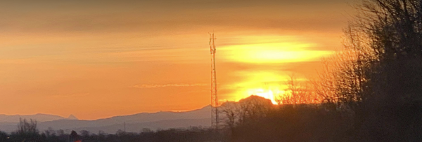 De beau matin depuis la Saône et Loire