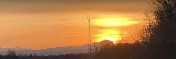 De beau matin depuis la Saône et Loire 