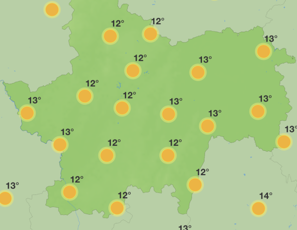 Semaine encore ensoleillée en Saône et Loire mais ça se complique ... 