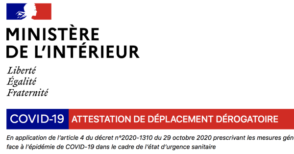 Pour rappel, vous avez le droit d'aller au-delà des 10 kilomètres autour de votre domicile ! 