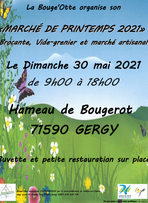 A Gergy, la Bouge'Otte annonce une date pour son marché de printemps 