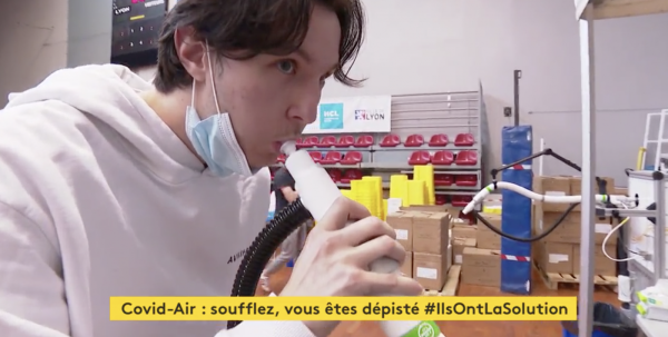 "Covid-Air", un nouvel outil de dépistage du virus à l'essai à Lyon