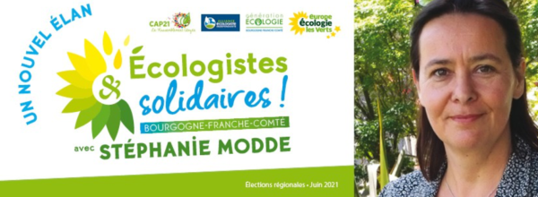 REGIONALES - Stéphanie Modde dévoile les 116 candidats et candidates pour un nouvel élan écologiste et solidaire en Bourgogne-Franche Comté 