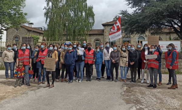 Les salariés de BioLab Chalon étaient en grève 