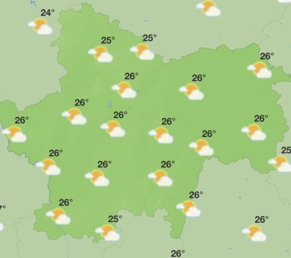Du soleil et des températures en hausse en Saône et Loire pendant une dizaine de jours 